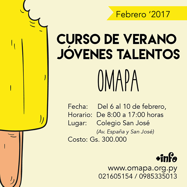 jt-curso-de-verano-FEB2017 OMAPA Jovenes Talentos d